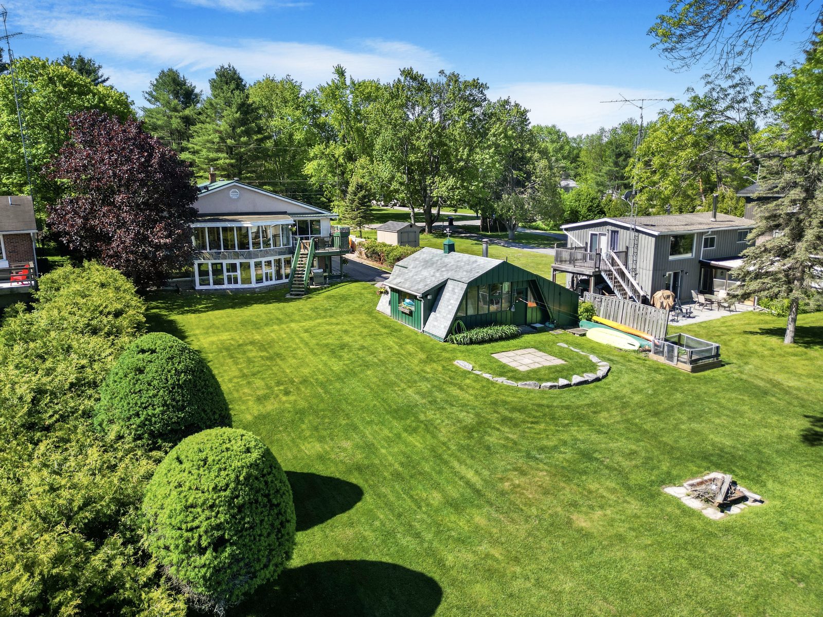 Drone aerial photo on the listing site