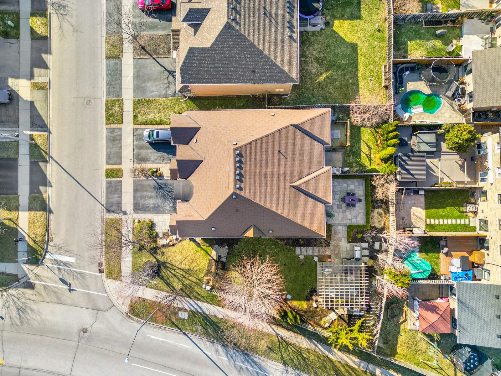 Aerial property view
