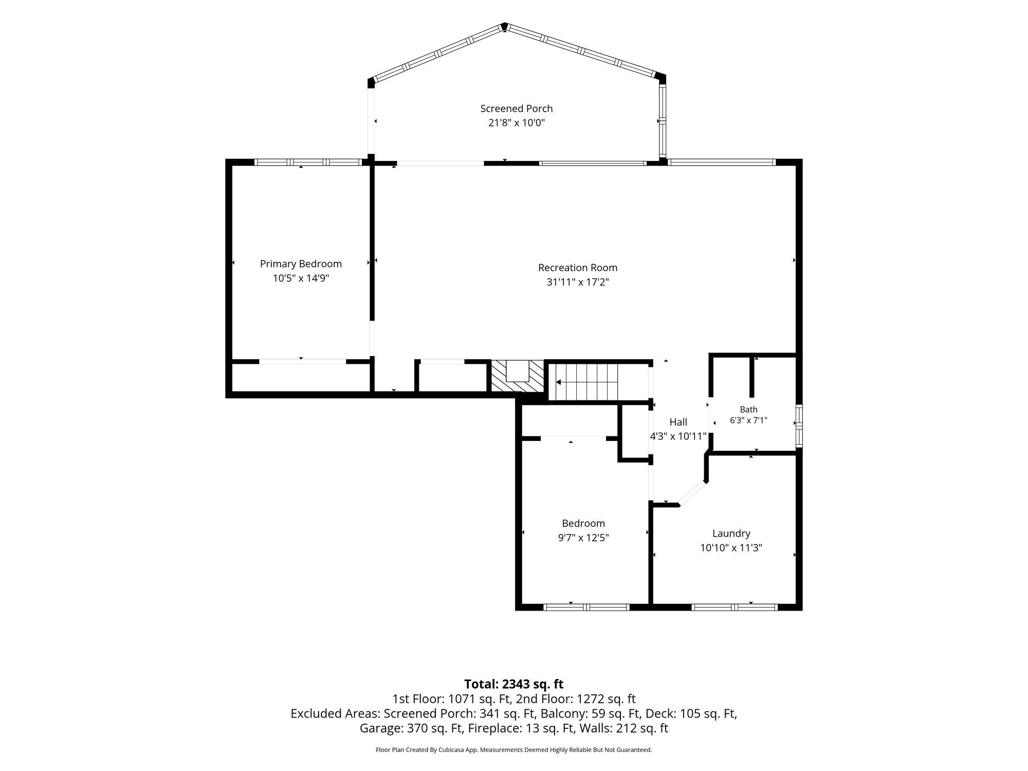 Basement floor plan