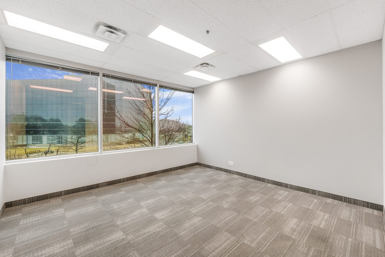 Empty office before staging
